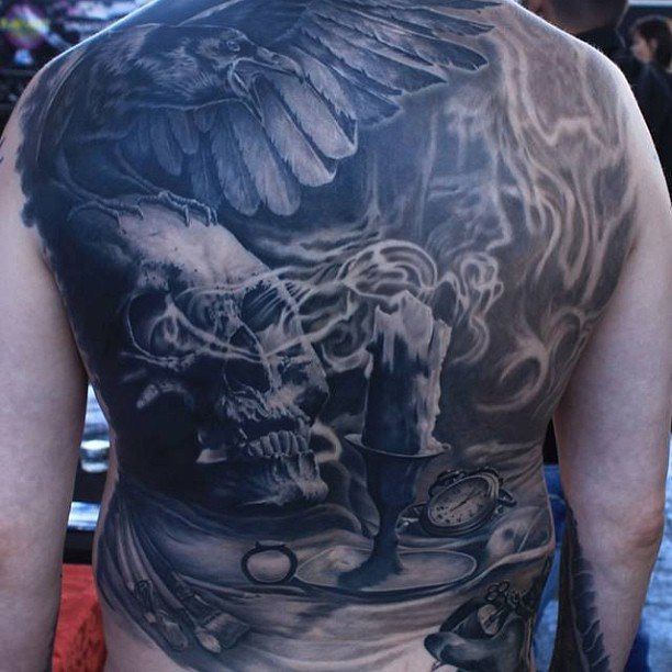 татуировка ворон