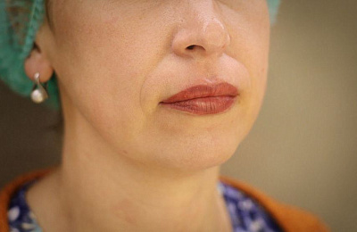 Перманентный макияж губ по технике полная растушевка