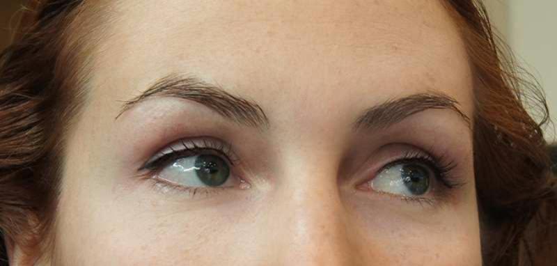 Перманентный макияж "верхние стрелки"