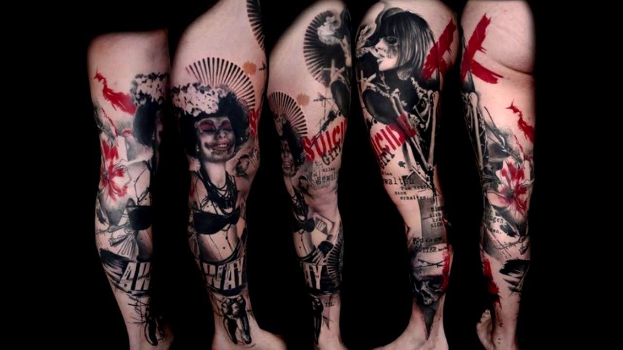Сделаем тату в стиле Трэш-полька | Korniets Tattoo Studio