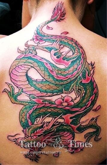 Татуировка китайского дракона