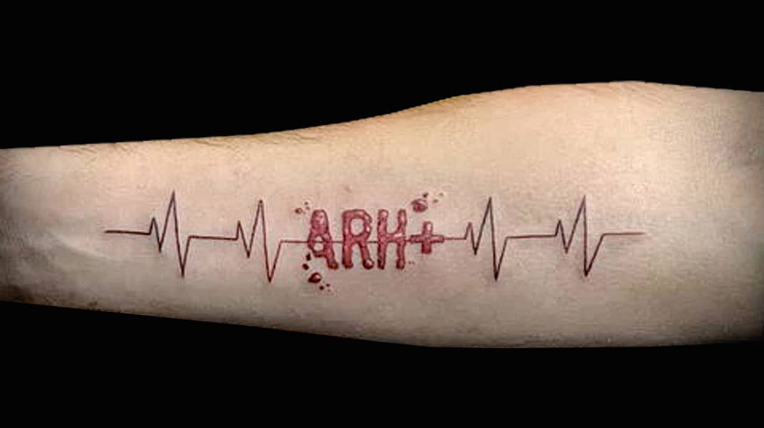 Символика татуировки с группой крови