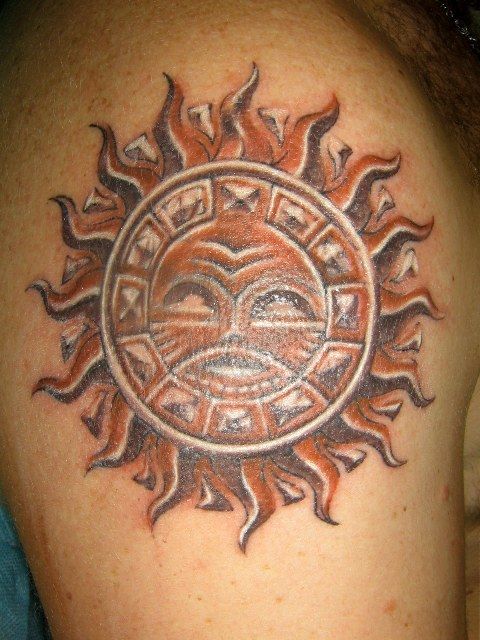 Татуировка Солнце