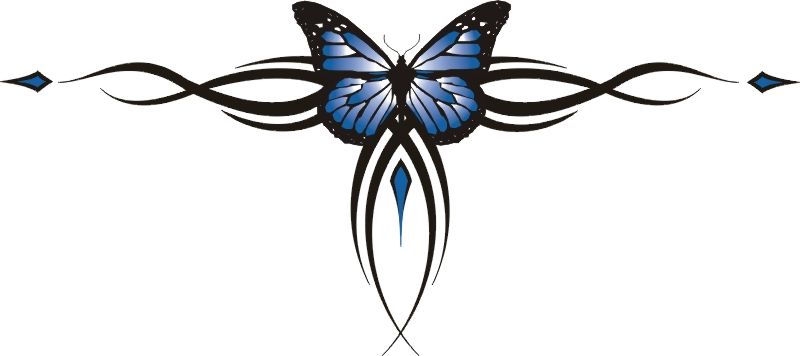 Эскиз бабочка с узором