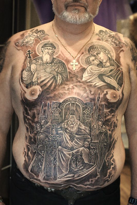 Татуировка образы святых