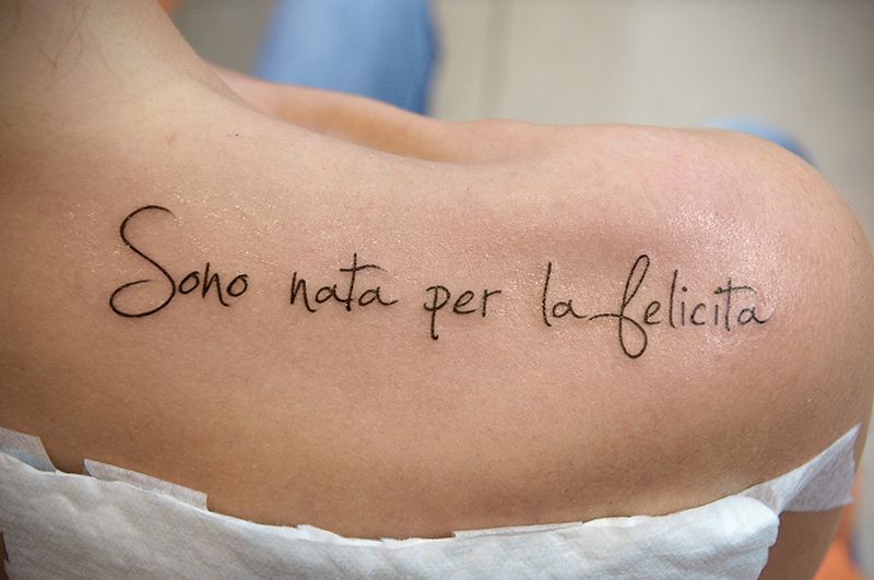 Красивые надписи для тату на итальянском