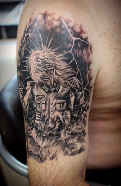 Татуировка Iron Maiden