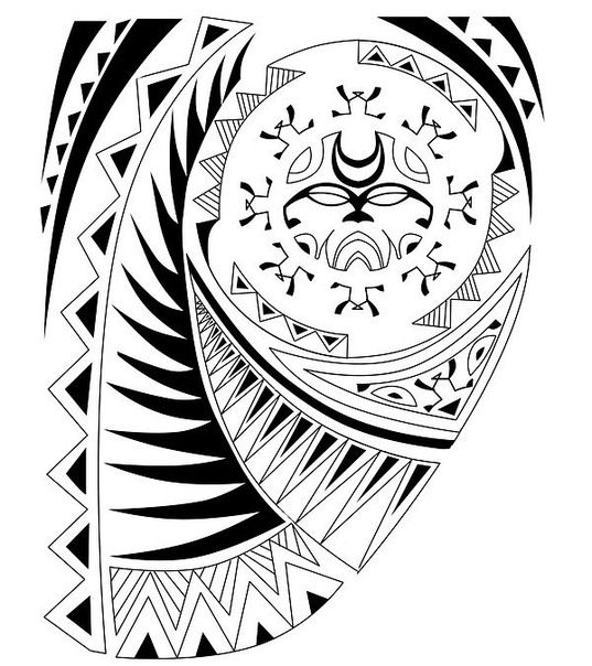 Эскиз полинезийские орнаменты