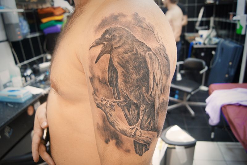 Татуировка Ворон
