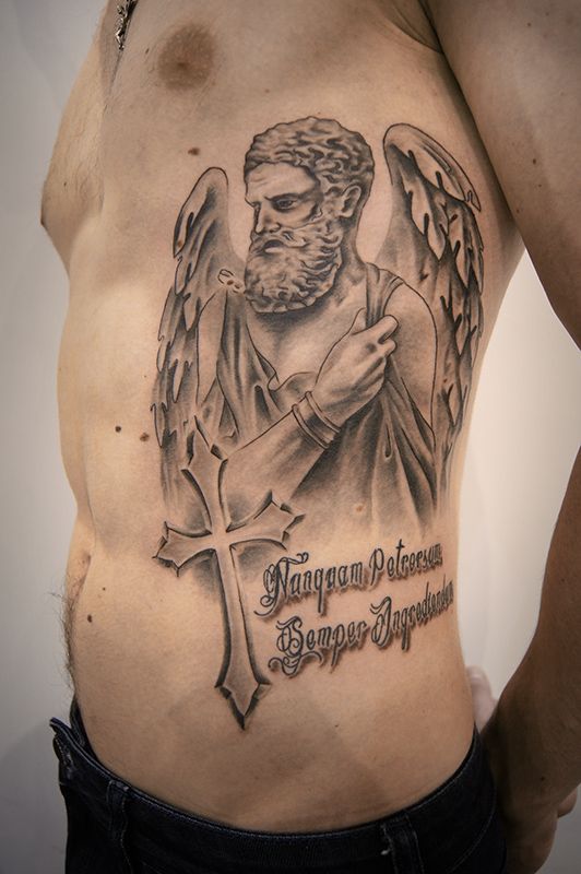 Тату ангел отлично выполняют в тату студии Маруха – эскизы татуировок с ангелом мужчинам и женщинам