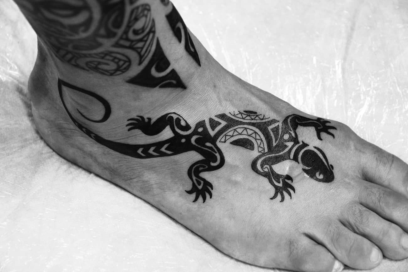 ➥ Тату ящерица: что значит татуировка ящерицы на ноге, шее, руке