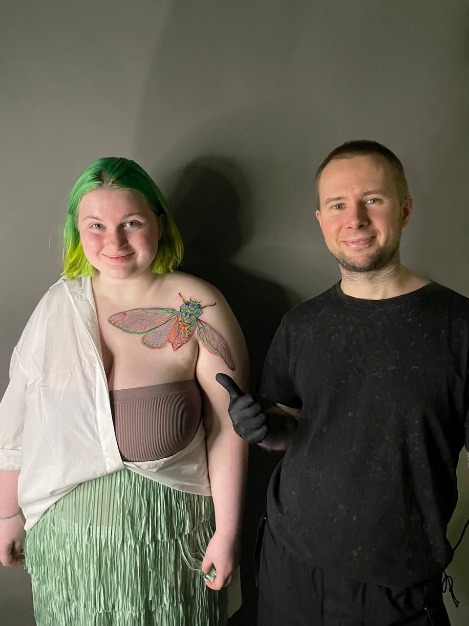 Варвара - тату цикада