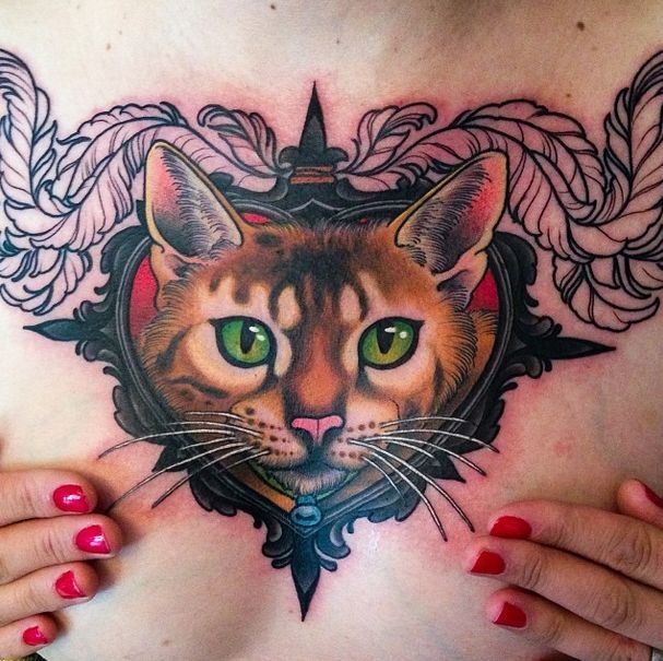 Татуировка кота: значение, фото, для мужчин и женщин