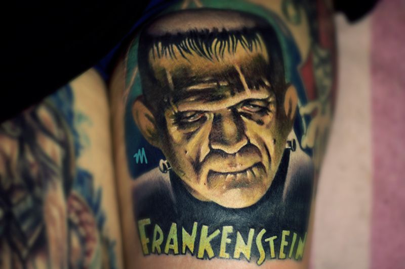 Татуировка Франкенштейн.