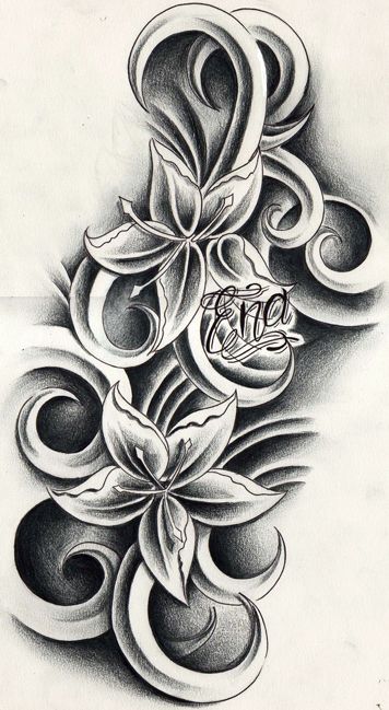 Женские татуировки цветы