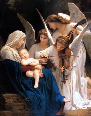 Эскиз ангел играет на скрипке