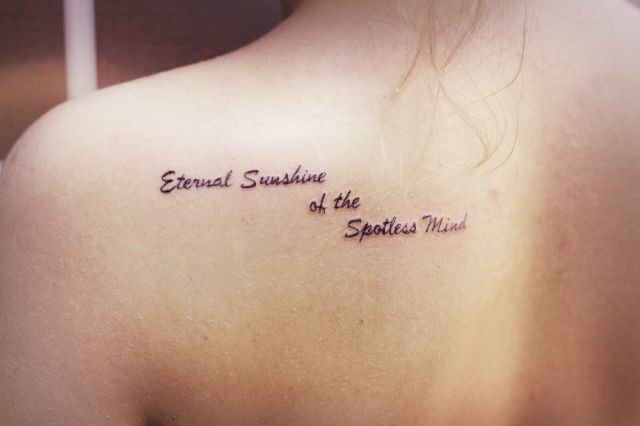 Татуировка надписи на английском