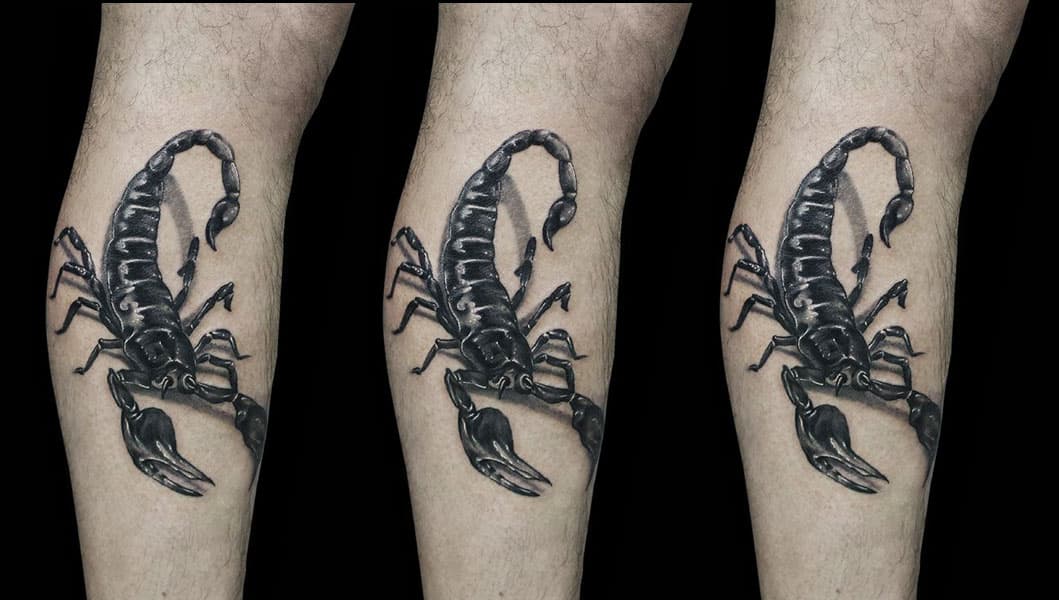 Татуировки Временные Скорпион