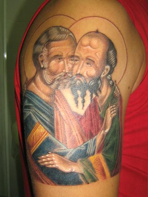 Татуировка святые апостолы