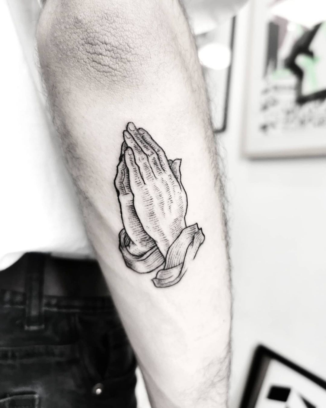 Татуировка ‎Руки молящегося