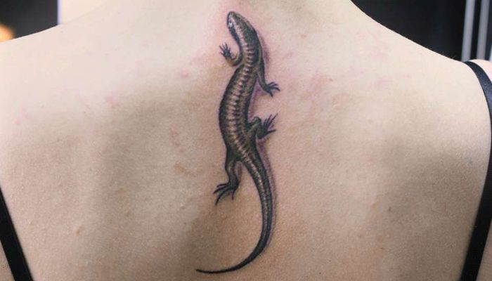 Татуировка "Ящерица"