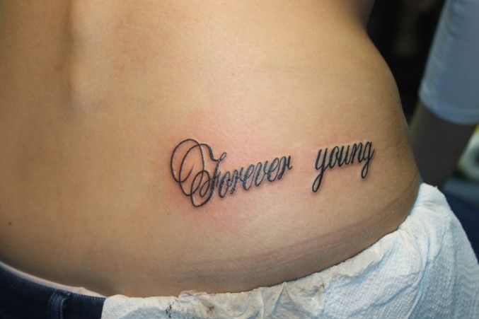 Татуировка Forever young