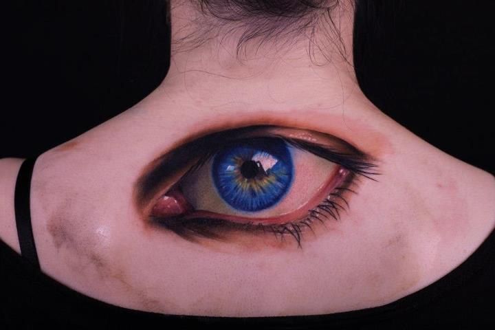 татуировка глаз