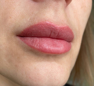Перманентный макияж губ работа 5
