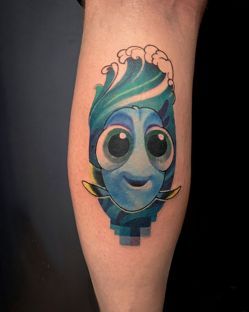 Тату рыбка Дори