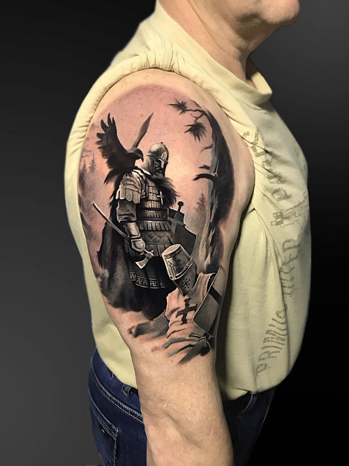 Тату рыцарь и крестоносец