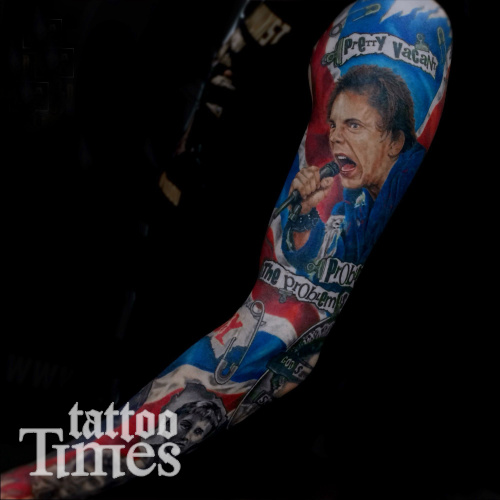 Тату рукав Sex Pistols