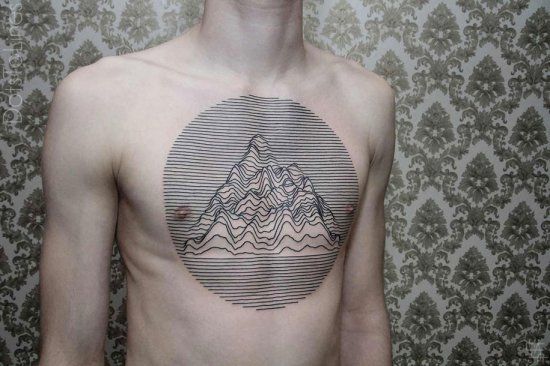 татуировка горы