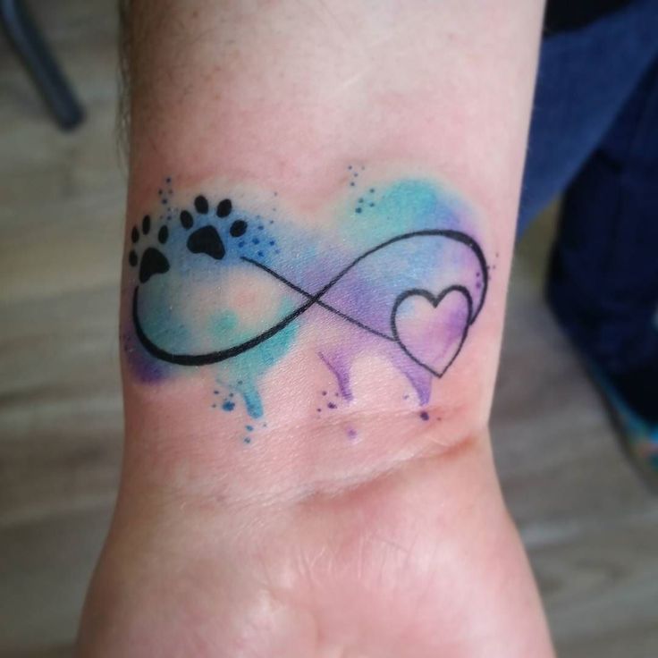 Татуировки с символом бесконечности