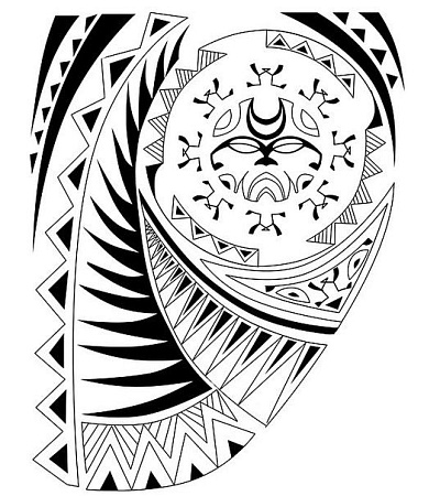 Эскиз полинезийские орнаменты