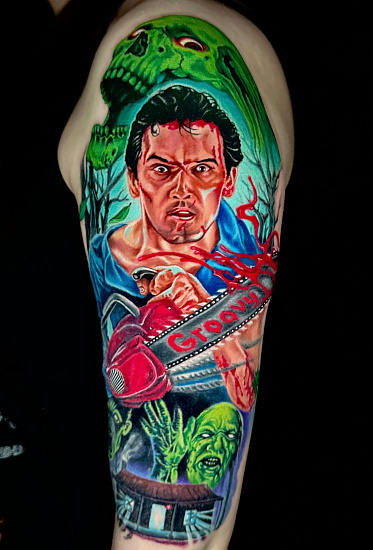 Тату зловещие мертвецы