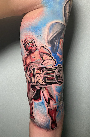 Тату штурмовик звездные войны