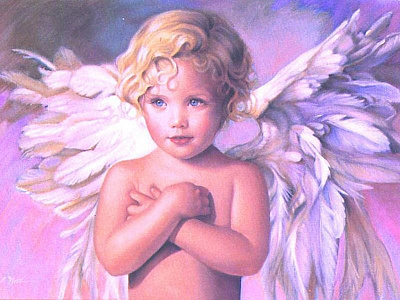 Эскиз маленький ангел