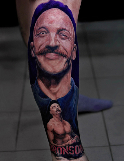 Тату Чарльз Бронсон