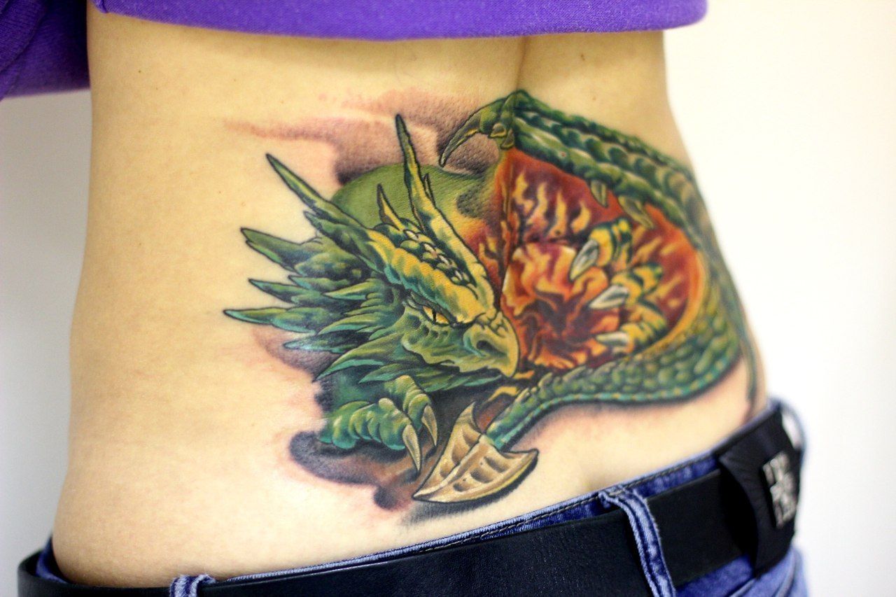 Значение татуировки дракона и фото