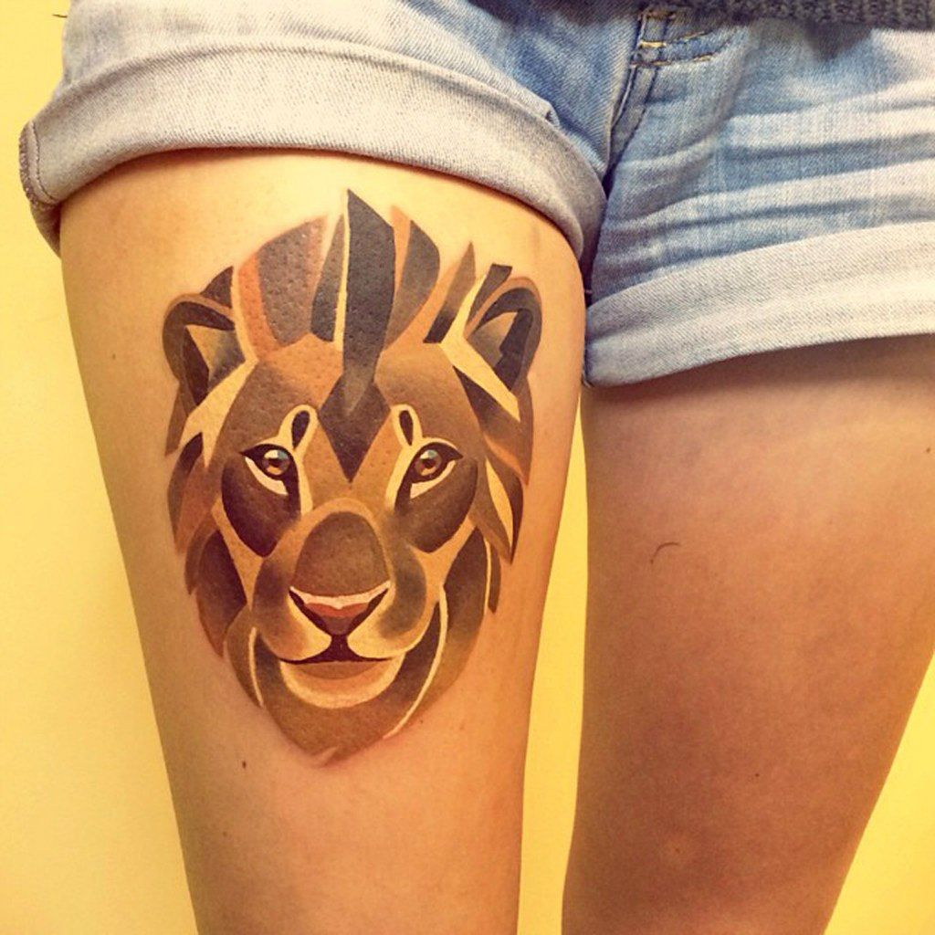Как появились татуировки с изображением льва