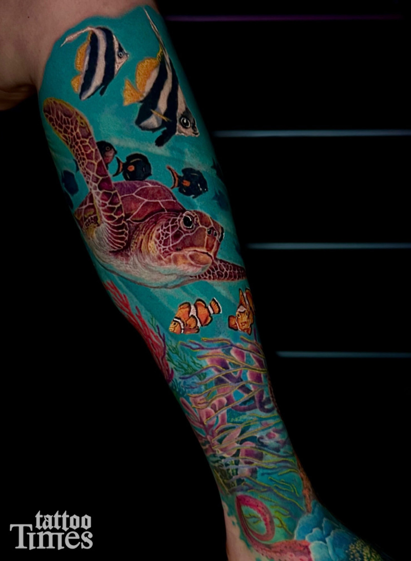 Тату морской рукав