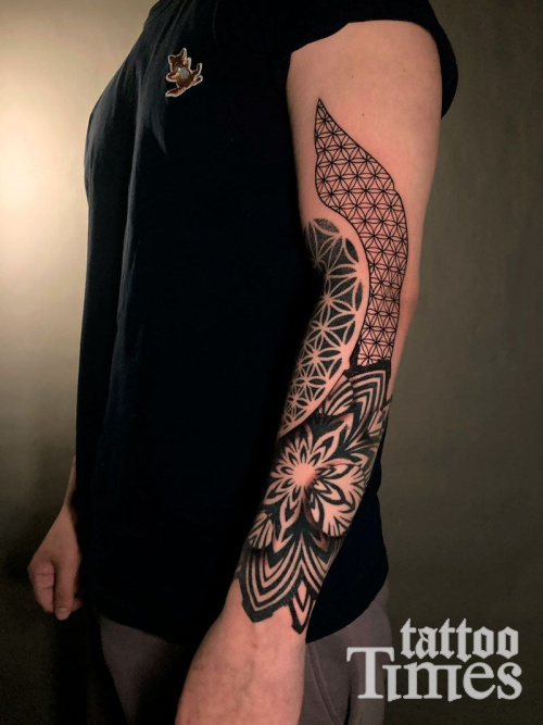 Тату паттерны на руке