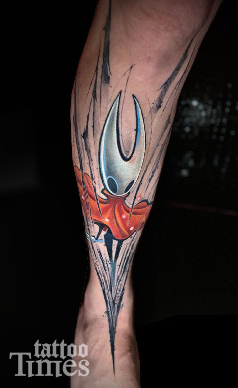 Тату персонаж Hollow Knight