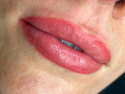 Перманентный макияж губ работа 4
