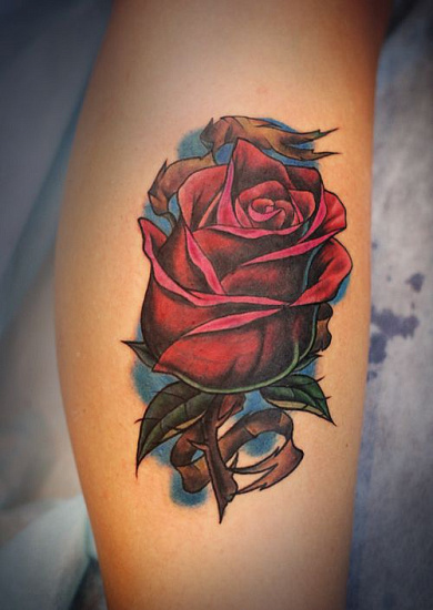 Татуировка Роза