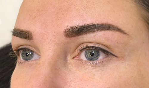 Перманентный макияж в технике растушовка 7
