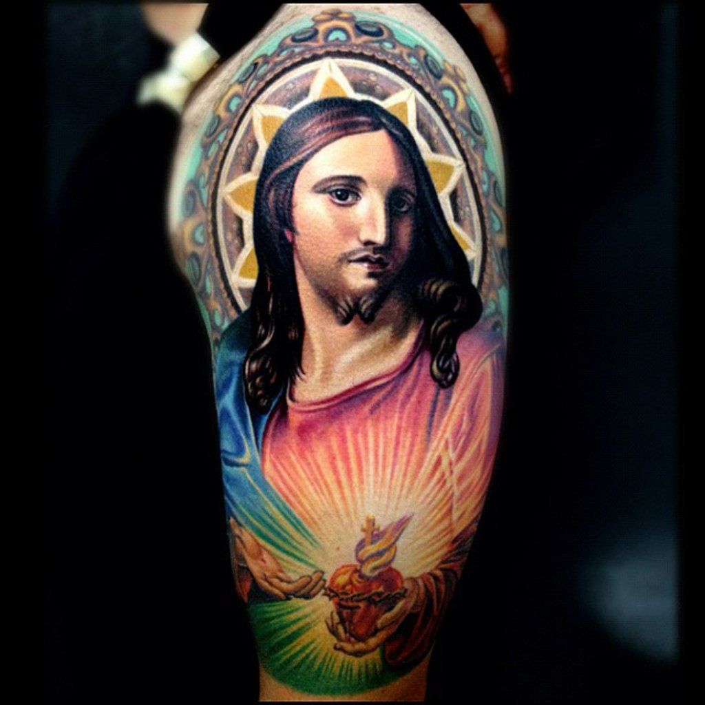 татуировка Иисус