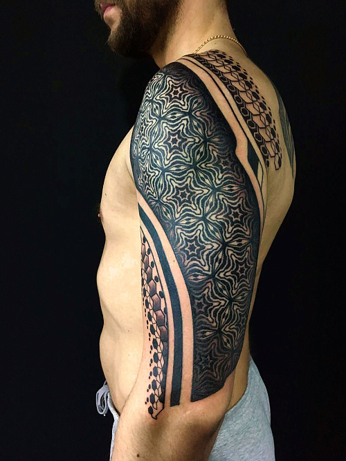 Тату паттерны блекворк