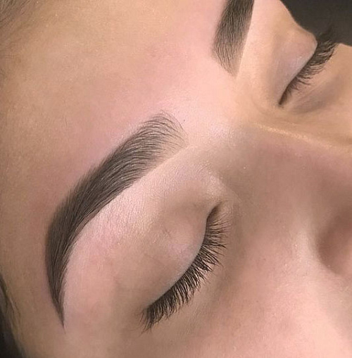 Перманент бровей пиксельное напыление 6