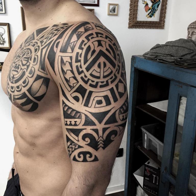 татуировка полинезия